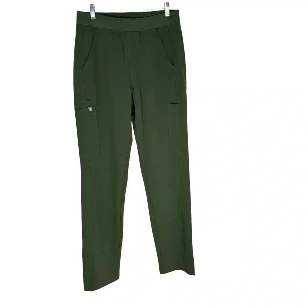 NEW Figs Axim Cargo Scrub Healthcare Uniform Drawstring Waist Pants Size S Tall